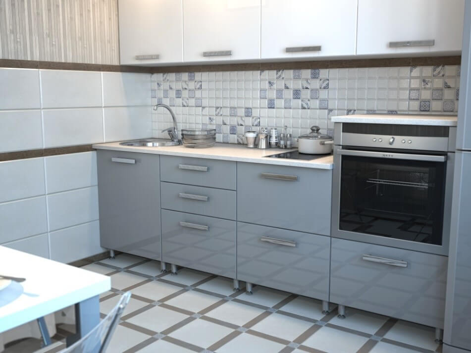 Фартук для кухни из керамической плитки: выбор и дизайн