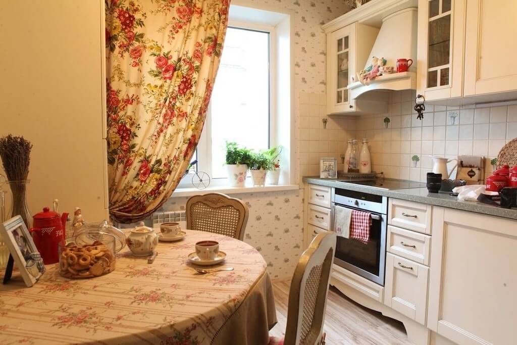 Стиль прованс на кухне: постоянная романтика и уют (+75 фото красивых интерьеров)