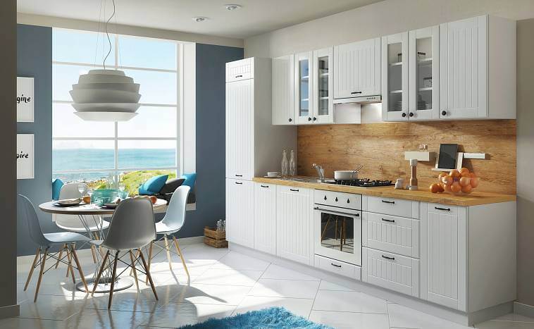 Белый мебельный гарнитур на кухне — дизайн, о котором можно мечтать!