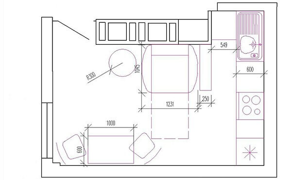 Спальное место на кухне: островок уюта рядом с вкусной едой