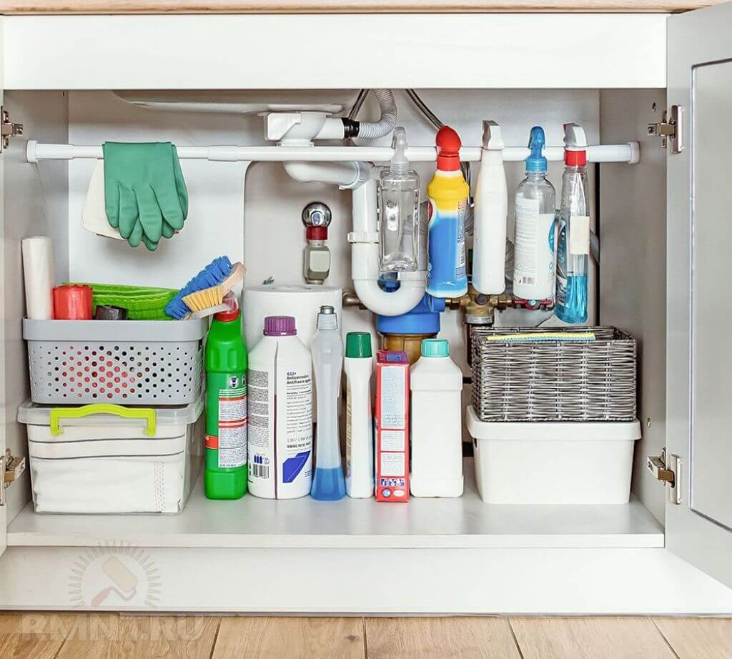 Как правильно разложить вещи на кухне: в шкафах, ящиках, под раковиной и в холодильнике