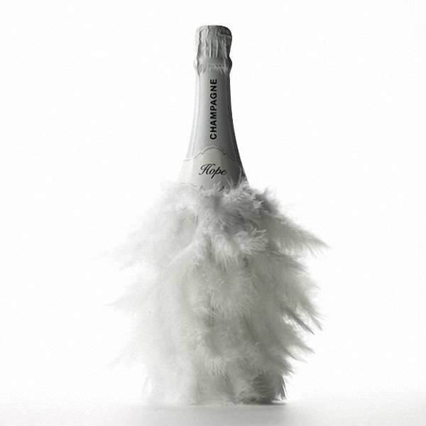 Декор бутылки шампанского на 8 марта — 9 оригинальных способов украшения