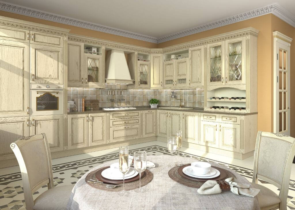 Кухня в бежевых тонах: дизайн интерьера, фото реальных объектов