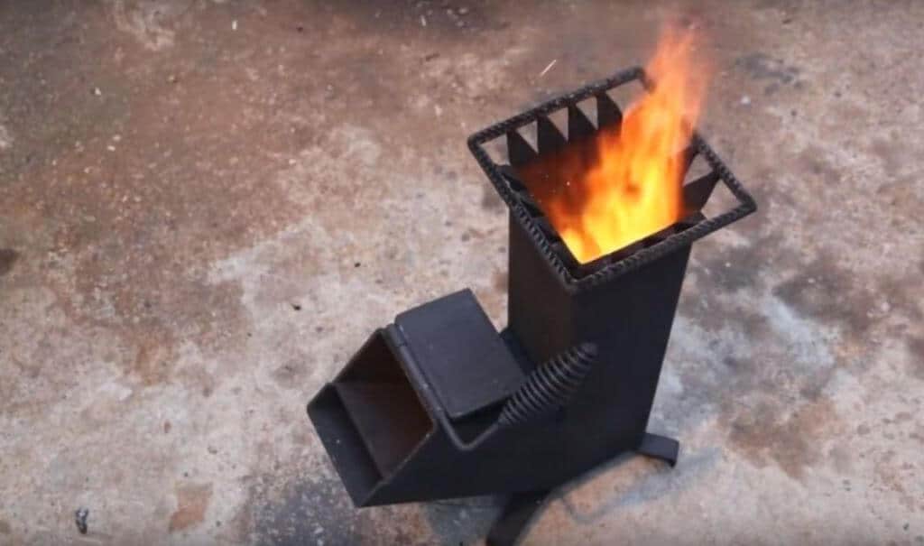 Печь-ракета своими руками: схемы, чертежи, технологии