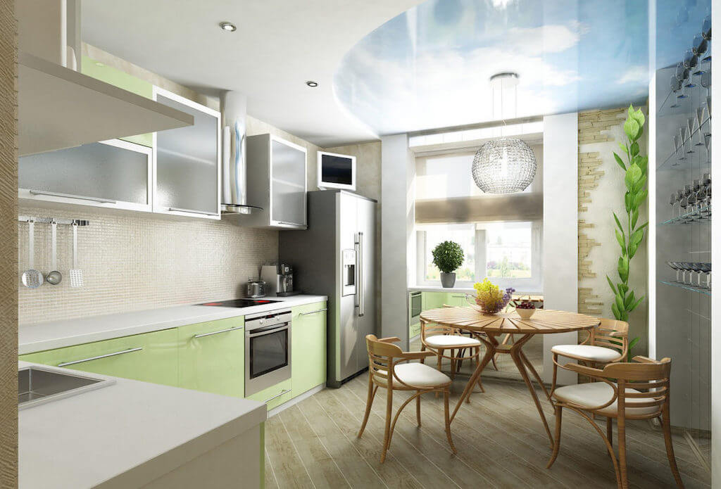 Современный дизайн кухни 12 кв. м (+ 80 фото интерьеров)