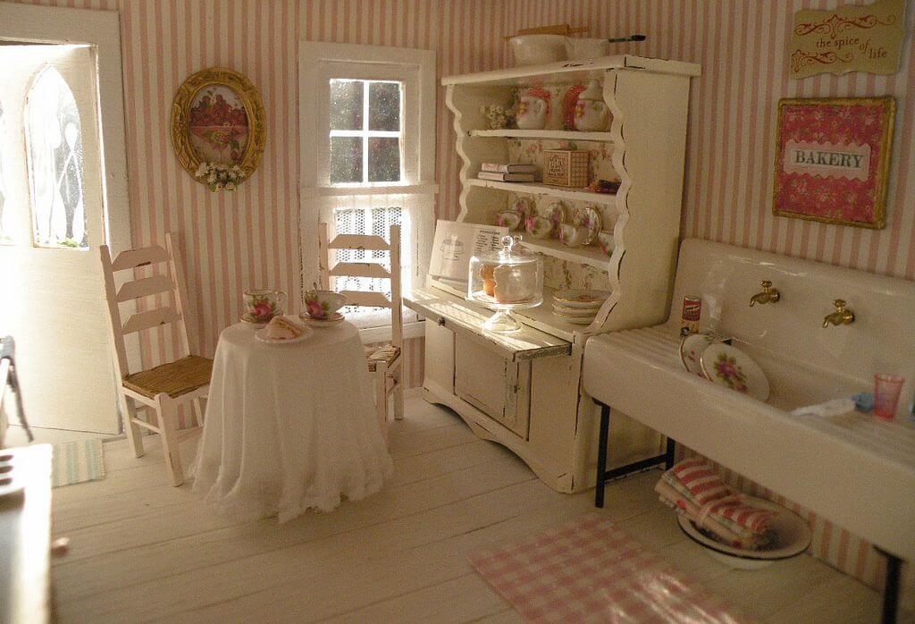 Стиль шебби шик в интерьере кухни — нежность и романтика в вашем доме (+35 фото дизайна)