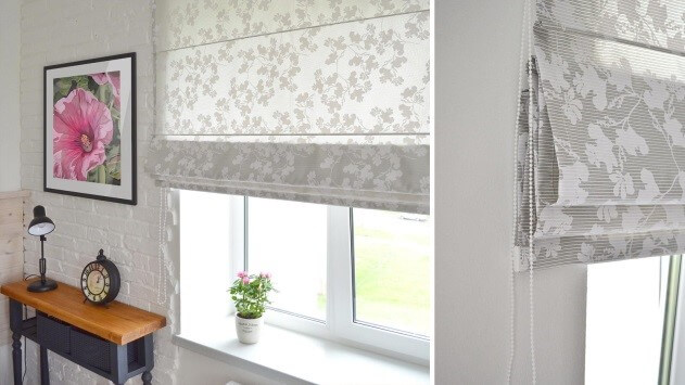 Идеальное оформление окна — римские шторы на кухне (70 фото в интерьере)