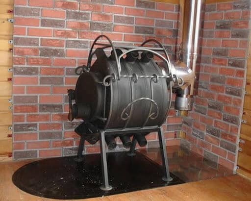 Дровяная печь длительного горения для отопления дома