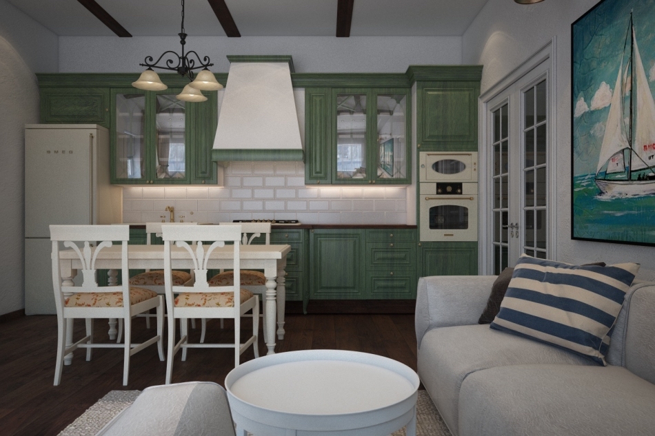 Запах моря и свежесть бриза даже в городе: кухня в средиземноморском стиле