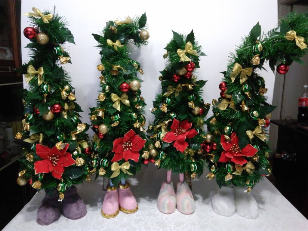 Как сделать новогодний топиарий своими руками для начинающих: 50 поделок с пошаговыми инструкциями и фото