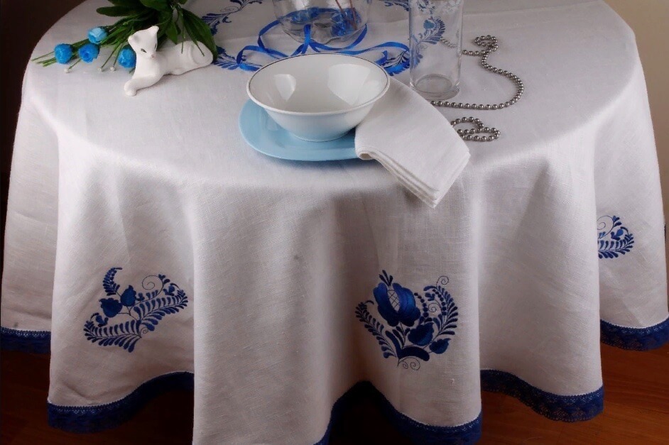 Дизайн кухни в стиле гжель в квартире и частном доме (114 фото интерьеров)