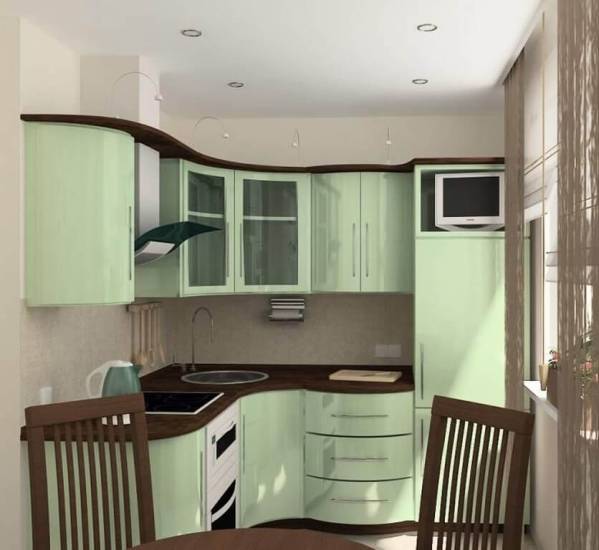 Светлая кухня с темной столешницей: новый тренд интерьера