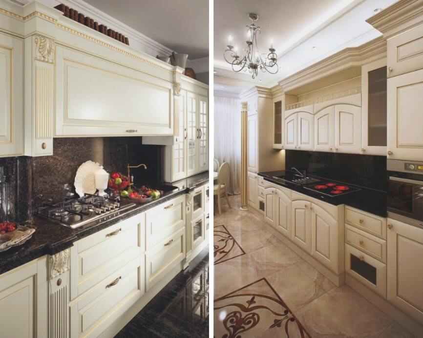Кухня в классическом стиле: дань традициям в современном интерьере (110 фото)