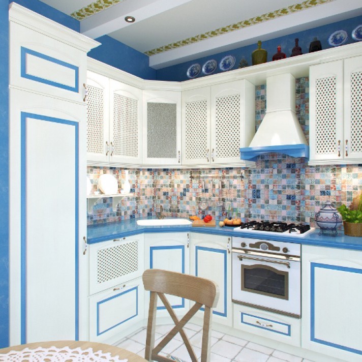 Запах моря и свежесть бриза даже в городе: кухня в средиземноморском стиле