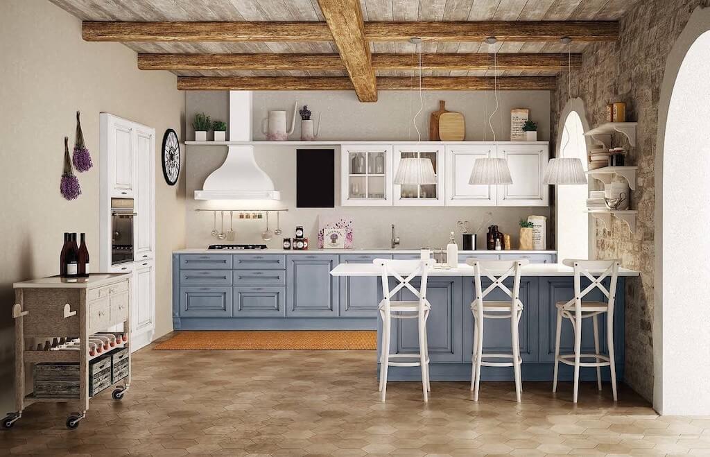 Деревянная кухня из массива в современном стиле: 135 фото-идей мебели, отделки и декора