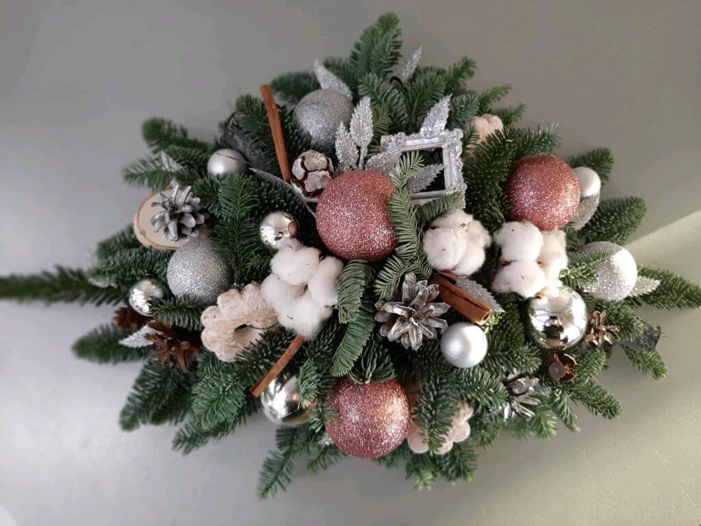 Новогодний букет вместо елки: 35 поделок своими руками