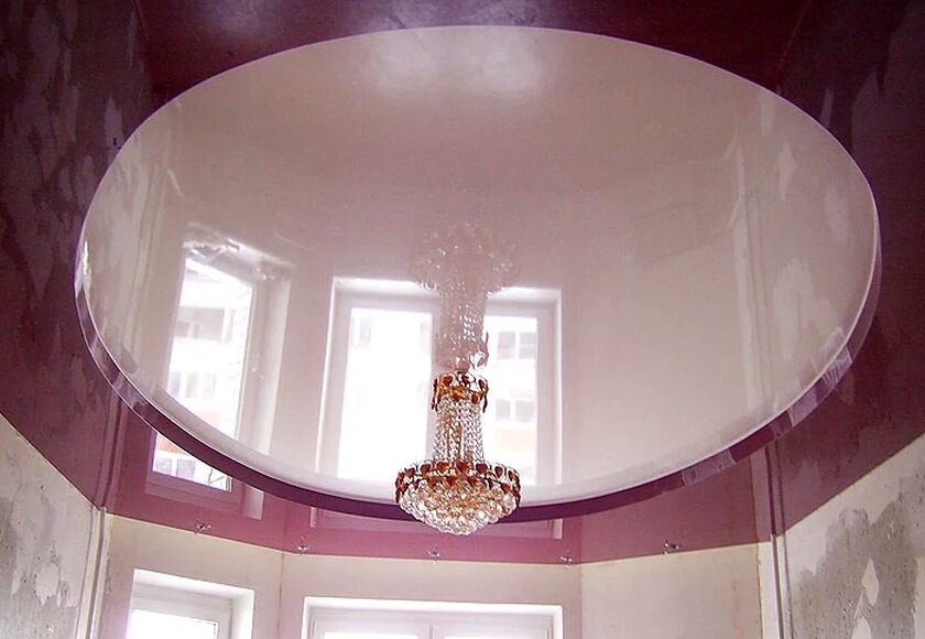 Наш выбор для кухни — натяжные двухуровневые потолки!