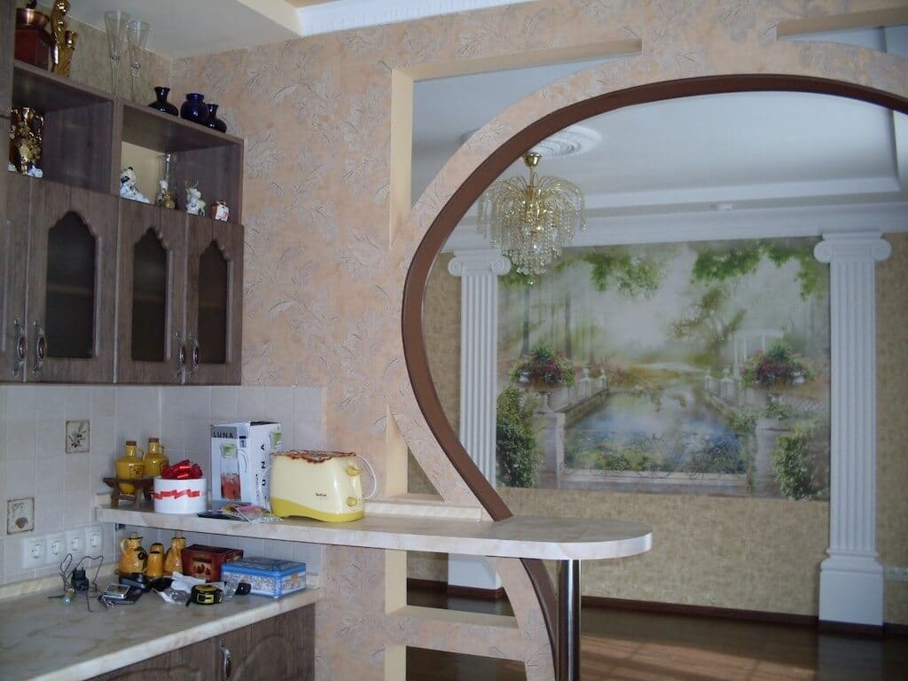 Арка вместо двери на кухню + 40 фото удачных решений