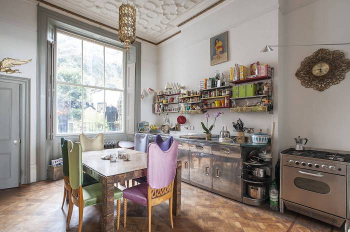 Интерьер кухни в стиле бохо-шик: это не бардак, это богема!