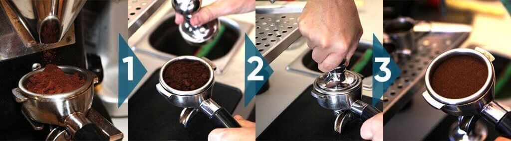 Почему в рожке кофеварки остается вода?