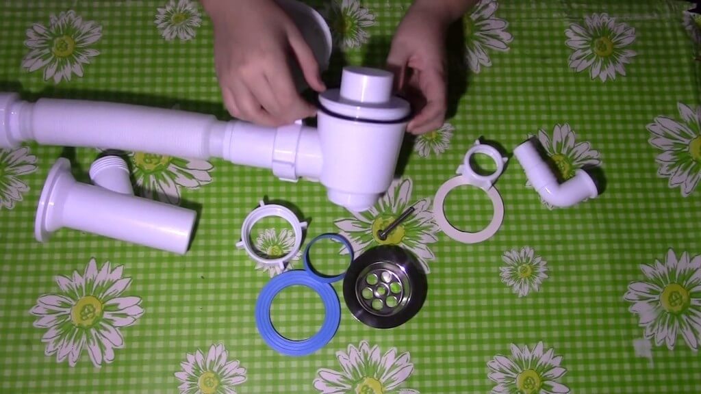 Как установить сифон на раковину своими руками